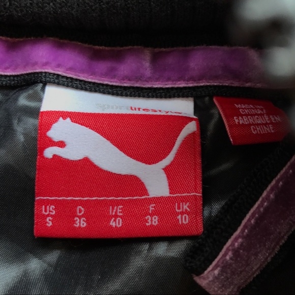 Black Puma Puffer Down Jacket - Picture 4 of 5